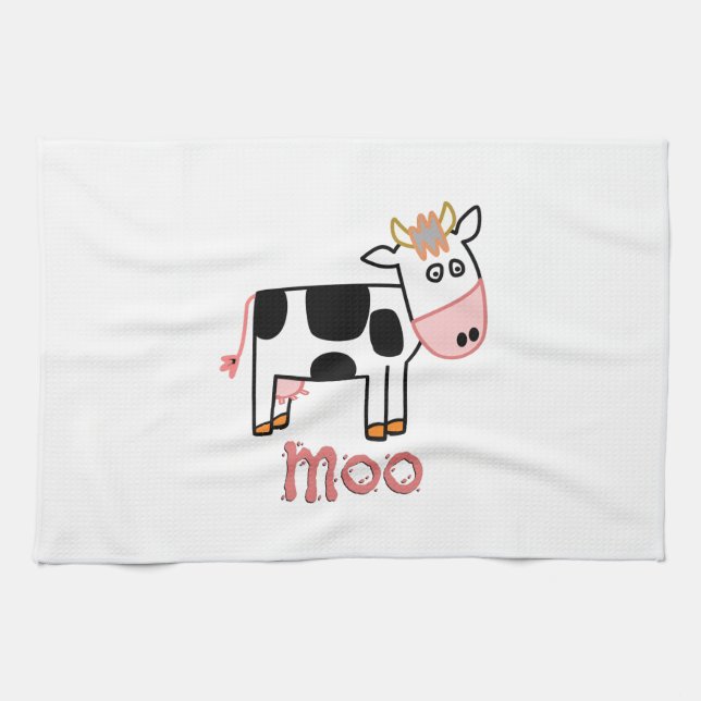 FUN MOO COW TEA TOWEL (Horizontal)