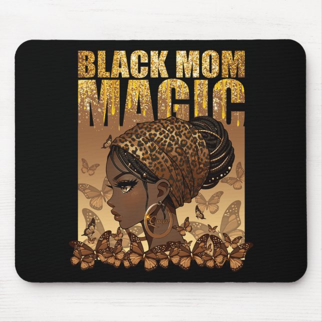 Fun Mothers Day Mama Mum African American  Mouse Pad (Front)