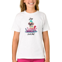 Fun motivational T-shirt for girls, Zen is my Jam!