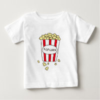 Fun Movie Theatre Popcorn in Red White Bucket