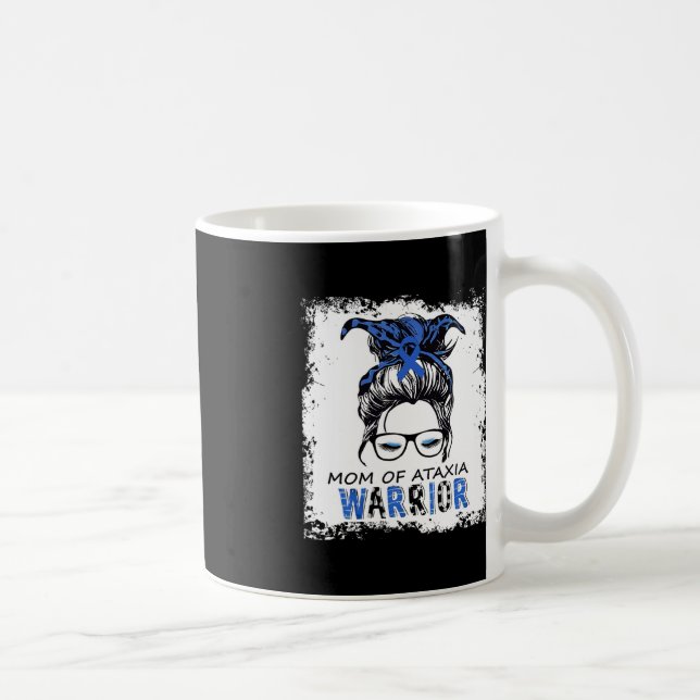 Fun mum of ataxia warrior coffee mug (Right)