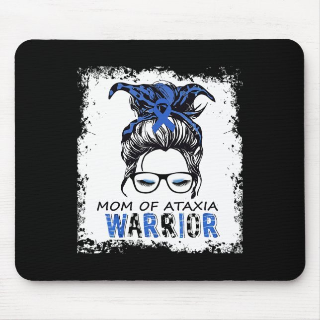 Fun mum of ataxia warrior mouse pad (Front)