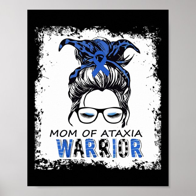 Fun Mum Of Ataxia Warrior  Poster (Front)