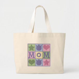 Fun Mum Quilt Squares Tote Bag