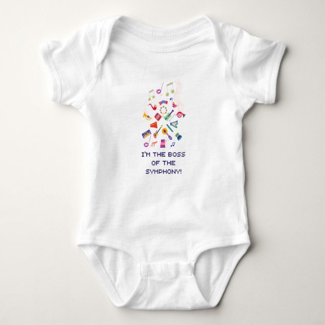 Fun Musical Instruments Kids T-Shirt Baby Bodysuit (Front)
