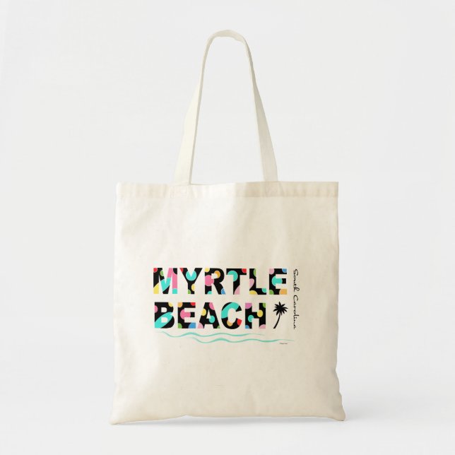 Fun Myrtle Beach, SC Graphic Cool Tote Bag (Front)