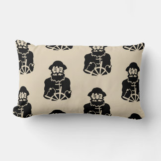 fun nautical CAPTAIN themed pattern | Lumbar Cushion