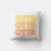 Fun Neon Retro Horse OTTB Thoroughbred Racehorse