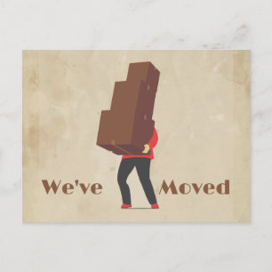 Fun New Address Reminder, New Home  Postcard