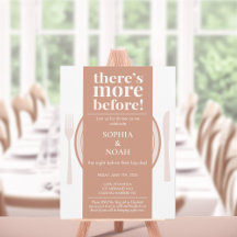 Fun Night Before Dinner Invitation Soft Coral