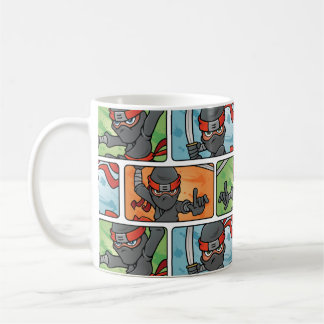 Fun Ninja Design Coffee Mug