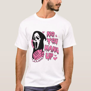 Fun No You Hang Up First Ghost Calling Hello Hallo T-Shirt