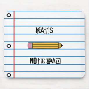 Fun! Note Paper Print Custom Mousepad