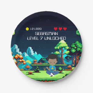 Fun Novelty Computer Game Birthday Party Paper Plate