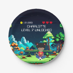 Fun Novelty Computer Game Birthday Party Paper Plate