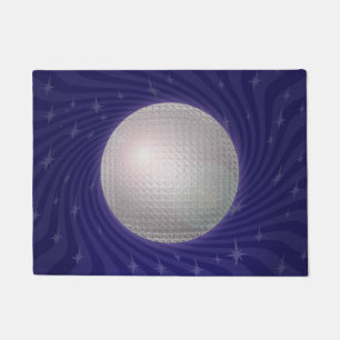 Fun Novelty Disco Ball Classic Party Fun Design Doormat
