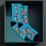 Fun Novelty Face Photo Custom Wedding Groom Humour Socks<br><div class="desc">Fun Wedding Groom Groomsmen novelty gift: Socks with 2 custom face photos. Great as gift for your wedding party, as bachelor or bachelorette novelty gift. To get the cutout effect please use a png file with background already cut out. If not, photo will appear as a circle surrounded by it's...</div>