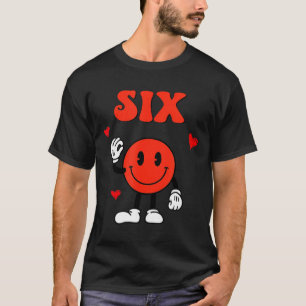Fun Number 6 Funny 67 Meme Six Seven 6 7 Valentine T-Shirt
