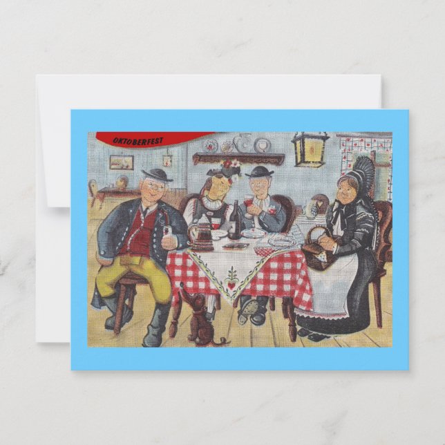 FUN OKTOBERFEST OCTOBERFEST PARTY INVITATION (Front)