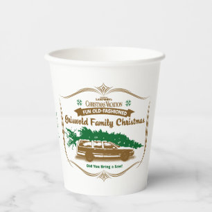 Fun Old-Fashioned Griswold Family Christmas Paper Cups