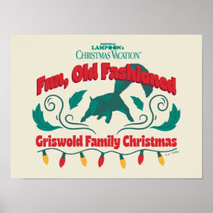 Fun, Old Fashioned Griswold Family Christmas Poster