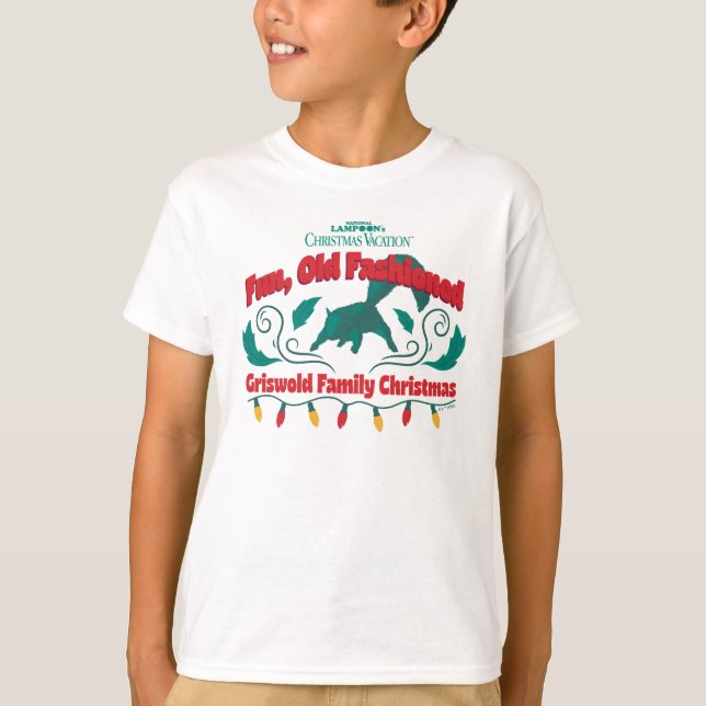 Fun, Old Fashioned Griswold Family Christmas T-Shirt (Front)