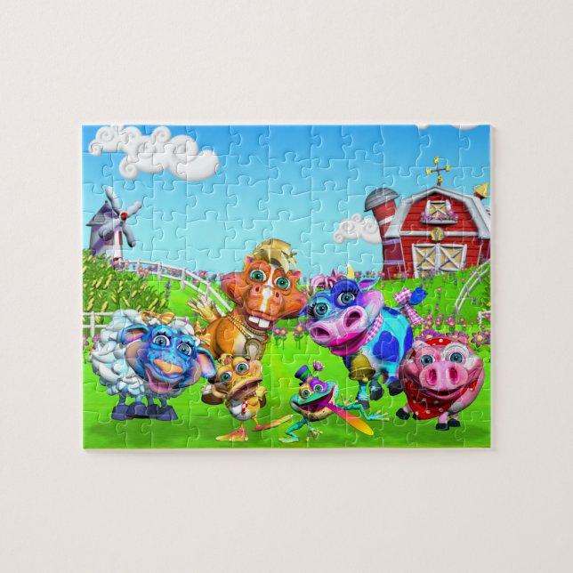 Fun Old MacDonald Puzzle (Horizontal)