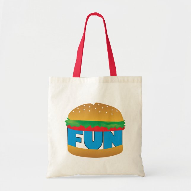 Fun on a Bun Tote Bag (Front)