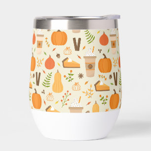 Fun Orange Fall Pattern