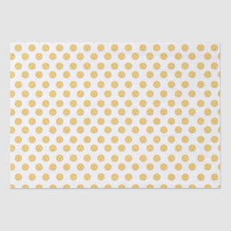 Fun Orange Pickleball Pattern Gift  Tissue Paper