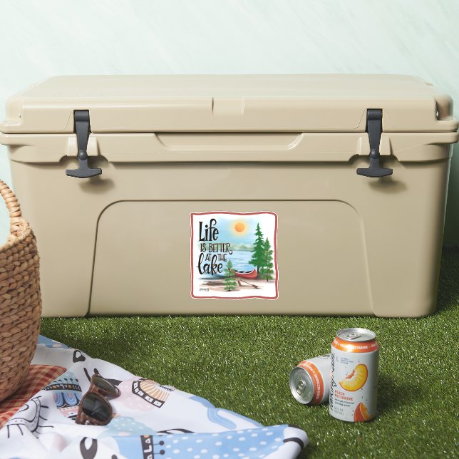 Fun Outdoors Better at the Lake Inspirivity (Cooler)