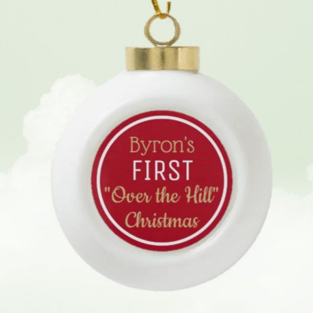 Fun Over the Hill Christmas ornament (Creator Uploaded)