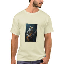 Fun Owl bass player t-shirt