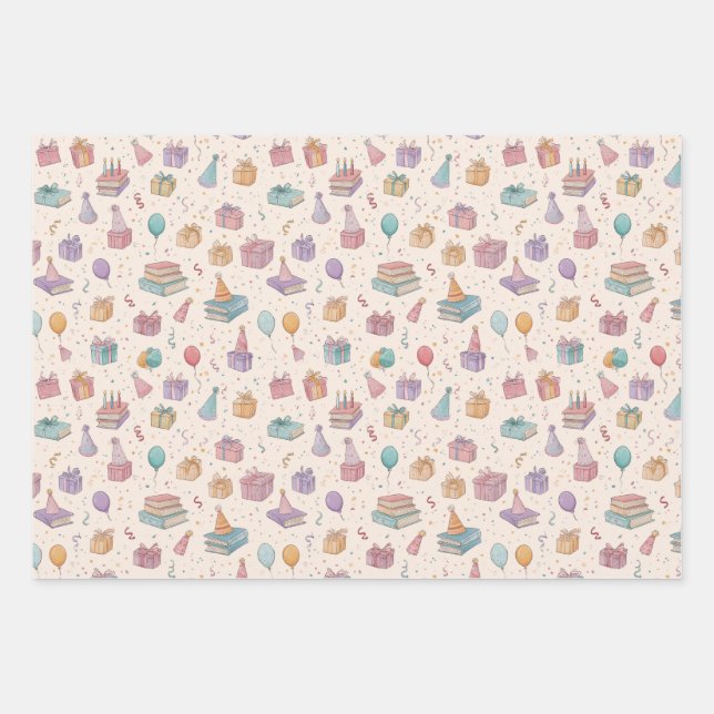 Fun Pack Wrapping Paper Sheet (Front)