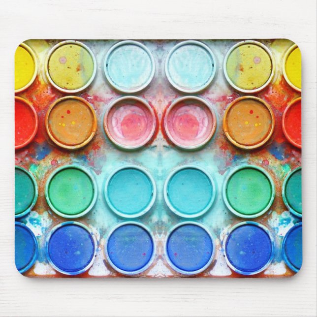 Fun paint colour box mouse pad (Front)