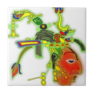 Fun  Painting Mask Tribal Face Tile