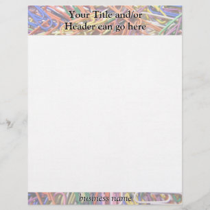 Fun Paperclip Letterhead Template