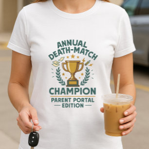 Fun Parent Shirt; Parent Portal Edition School  T-Shirt