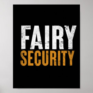 Fun Parents Lazy Easy Costume Fairy Security Hallo Poster