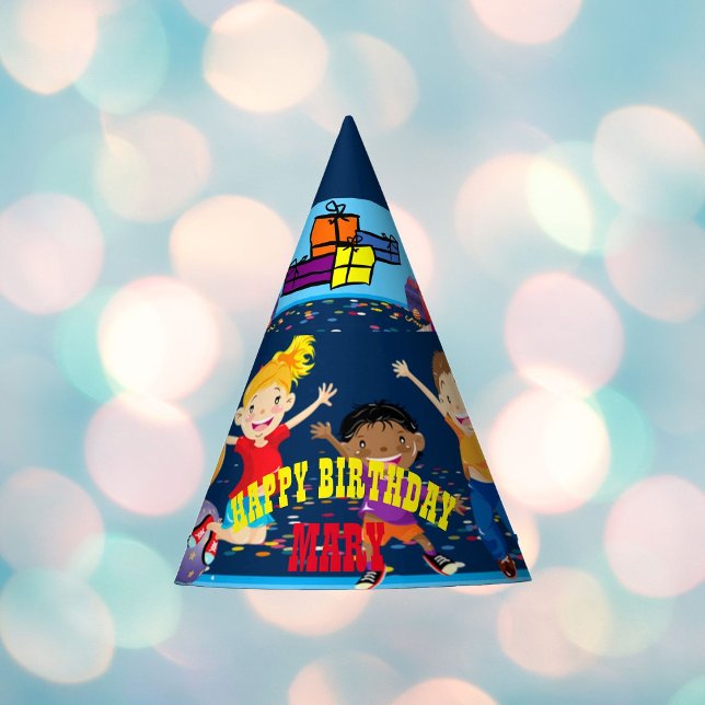 Fun Party Hat with Name (Creator Uploaded)