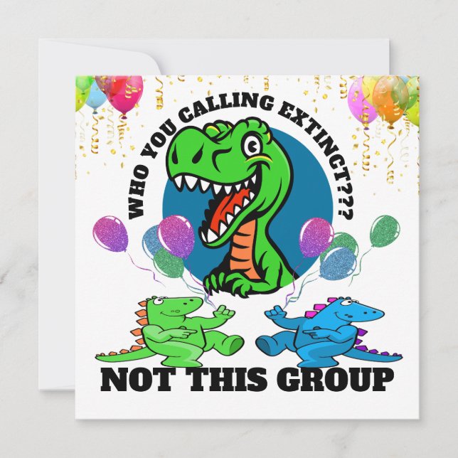 Fun Party Invitation (Front)