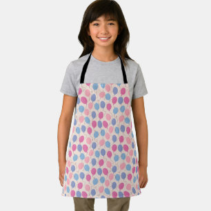 Fun Pastel Balloons Pattern Apron