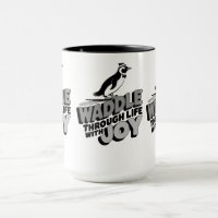Fun Penguin Waddle Through Life with Joy Design