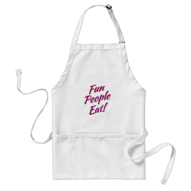 Fun People Eat Standard Apron (Front)
