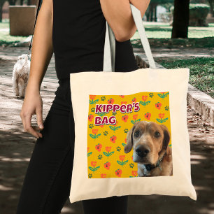 Fun Personalised Dog Owner Gift – Custom Pet Photo Tote Bag