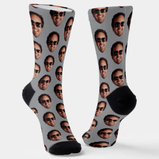 Fun Personalised Face Photo Socks