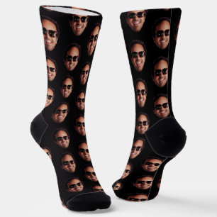 Fun Personalised Face Photo Socks