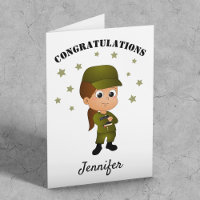 Fun Personalised Girl Army Passing Out