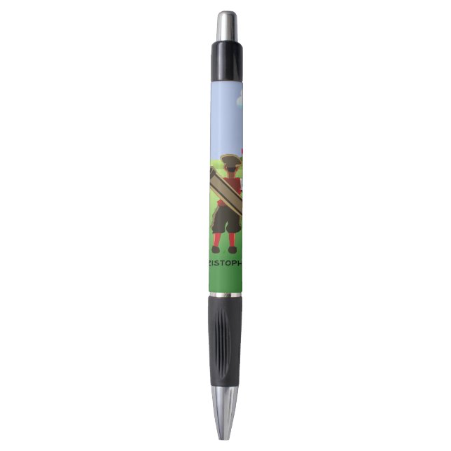 Fun Personalised Golfer on golf course (Front Vertical)