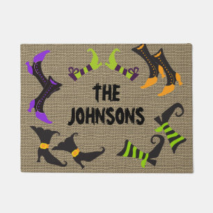 Fun Personalised Halloween Doormat